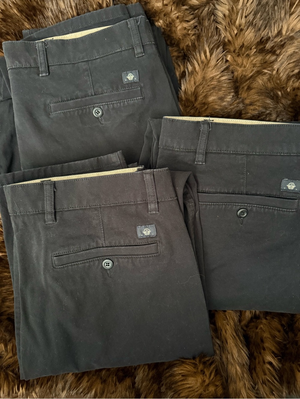 Dockers Men's Black Chino Pants - Classic Tailored Fit